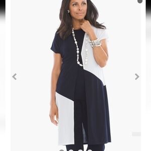 🌟 Chicos travelers colorblock jacket size 0 XS